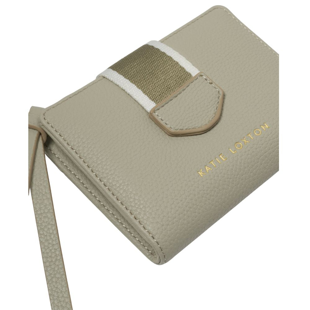 Katie Loxton Canvas Strap Hallie Purse - Green Mist