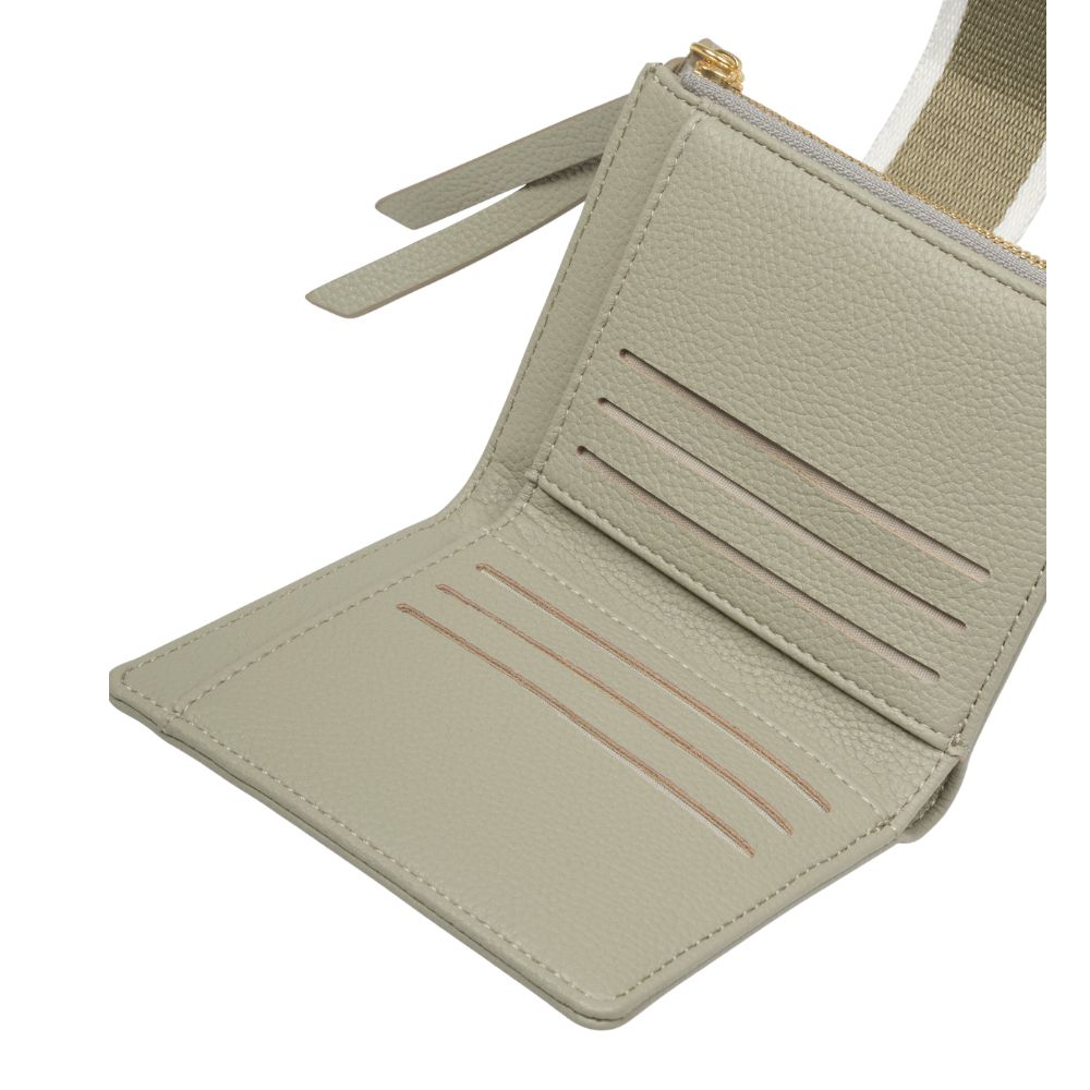Katie Loxton Canvas Strap Hallie Purse - Green Mist