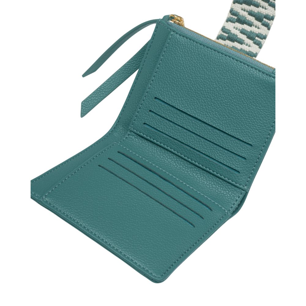 Katie Loxton Canvas Strap Hallie Purse - Teal