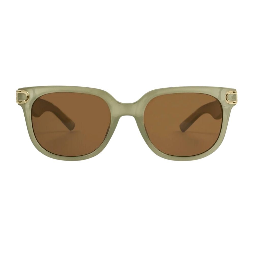Katie Loxton Manhattan Square Sunglasses - Frosted Green - Old Railway Line Garden Centre