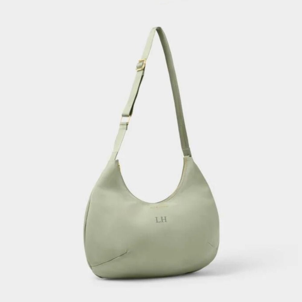 Katie Loxton Matcha Nylon - Luxe Sling Shoulder Bag - Old Railway Line Garden Centre