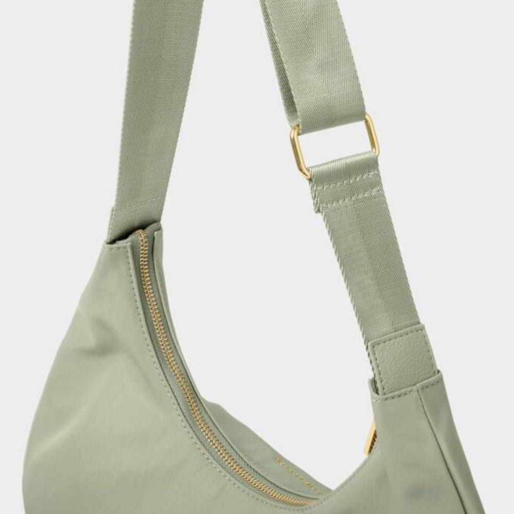 Katie Loxton Matcha Nylon - Luxe Sling Shoulder Bag - Old Railway Line Garden Centre