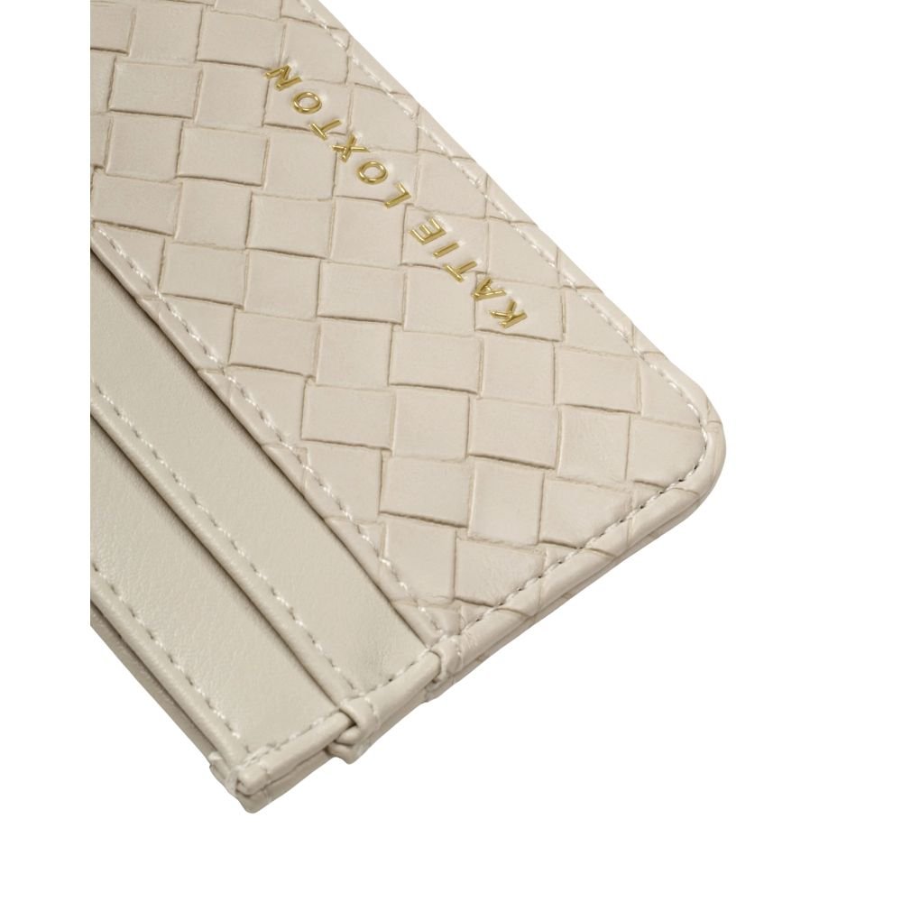 Katie Loxton Nova Woven Texture Card Holder - Off White - Old Railway Line Garden Centre
