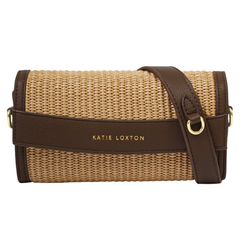 Katie Loxton Raffia Glasses & Card Holder Travel Case