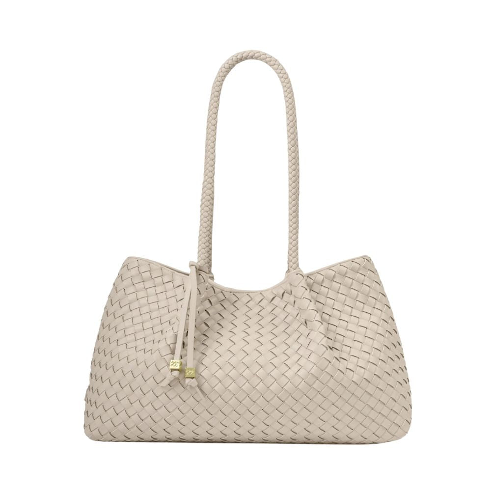Katie Loxton Small Nova Hand Woven Tote Bag - Oyster - Old Railway Line Garden Centre