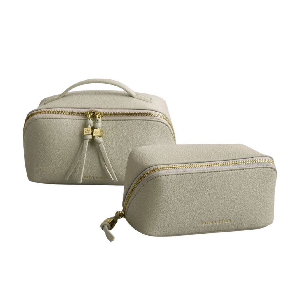 Katie Loxton Soho Large Makeup & Wash Bag - Green Mist - Old Railway Line Garden Centre