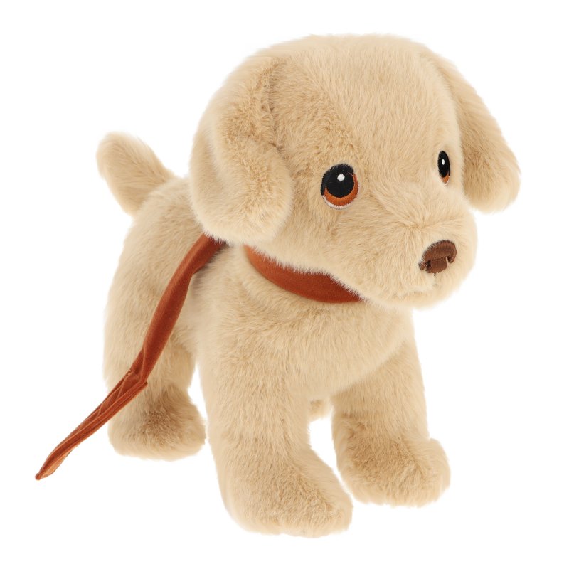 Keel Toys 23cm Puppy Love on Lead Labrador Soft Plush Toy