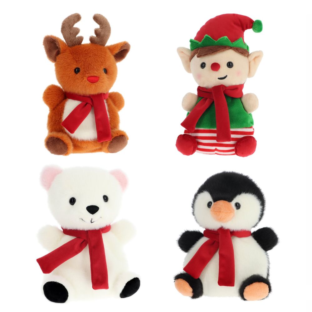 Keel Toys 18cm Christmas Friends Soft Toy (Choice of 4)