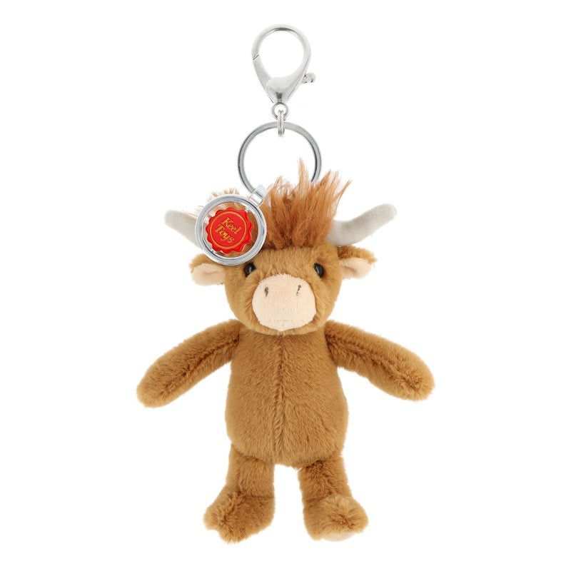 Keeleco 14cm Enchanted World Highland Cow Bag Charm