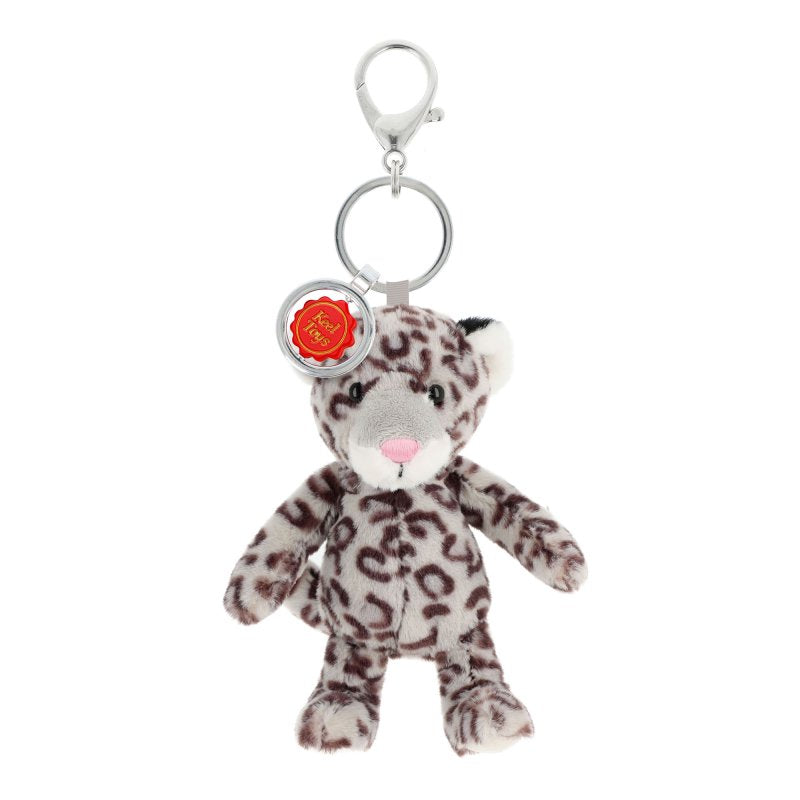 Keeleco 14cm Enchanted World Snow Leopard Bag Charm