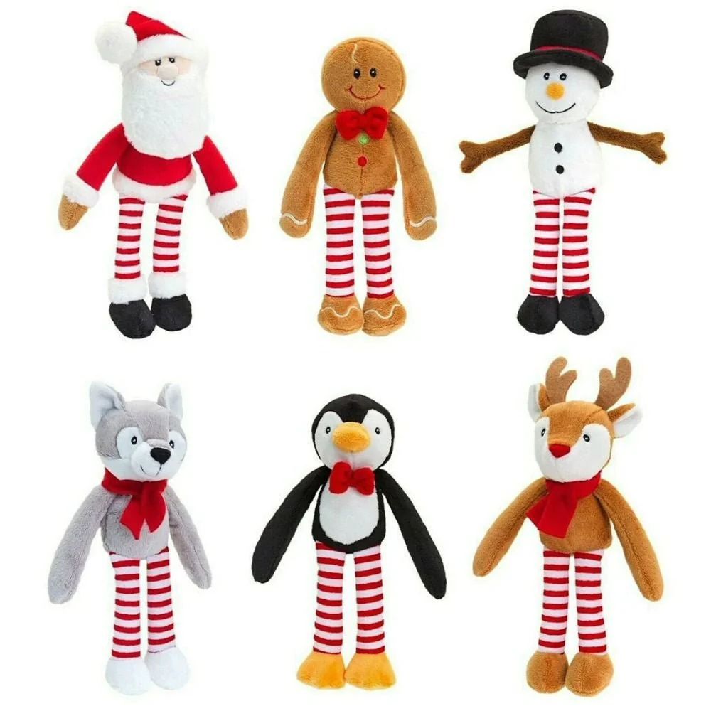 Keeleco 15cm Christmas Character Dangle Soft Toy (Choice of 6)