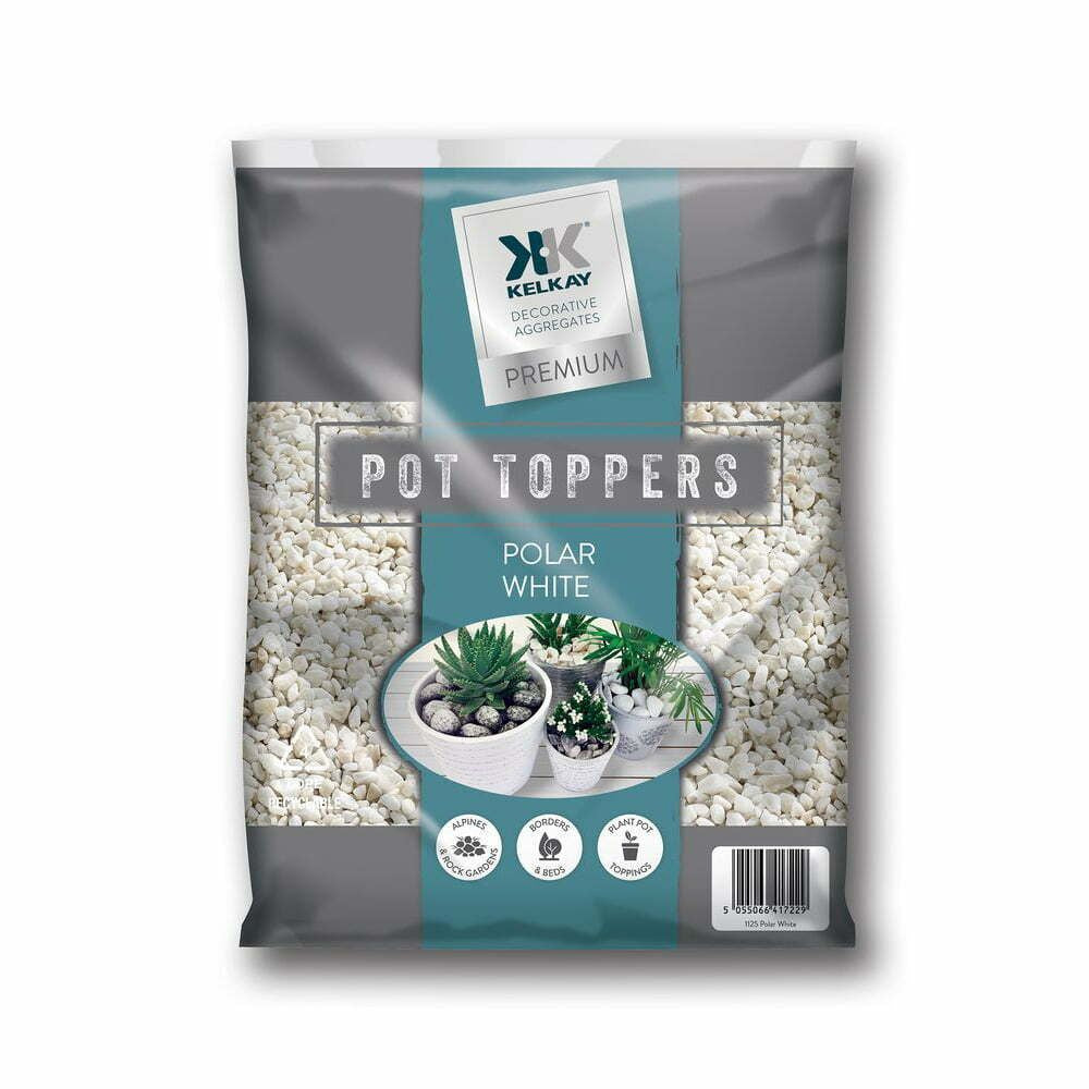 Kelkay 16-32mm Pot Toppers Polar White Handy Pack