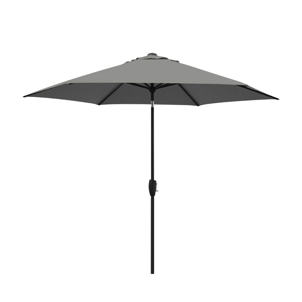 Kettler 3.0m Wind-Up Auto Tilt Parasol with Night Cover- Slate - Old Railway Line Garden Centre