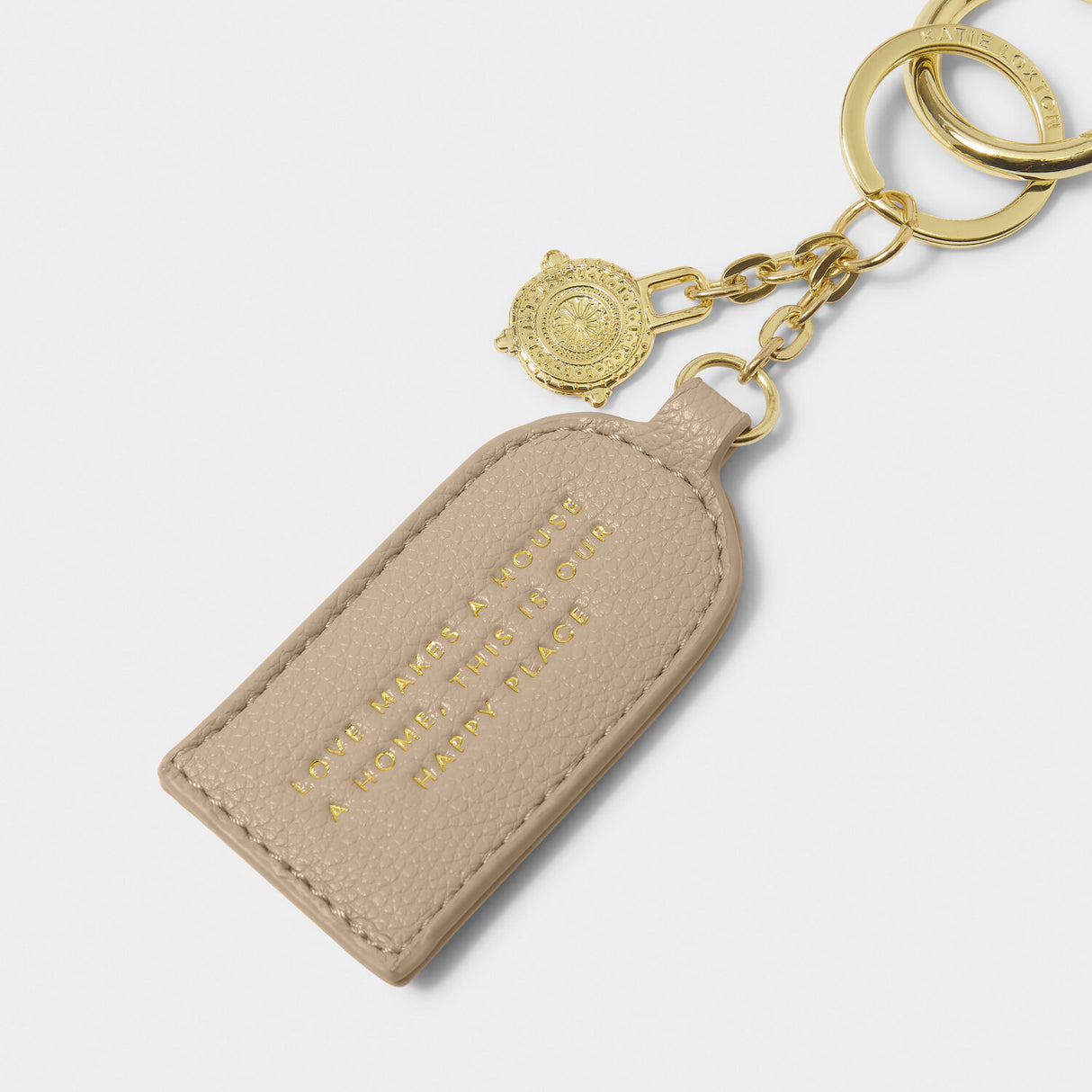 Katie Loxton 'Love Makes A House A Home, This Is Our Happy Place' Keepsake Keyring