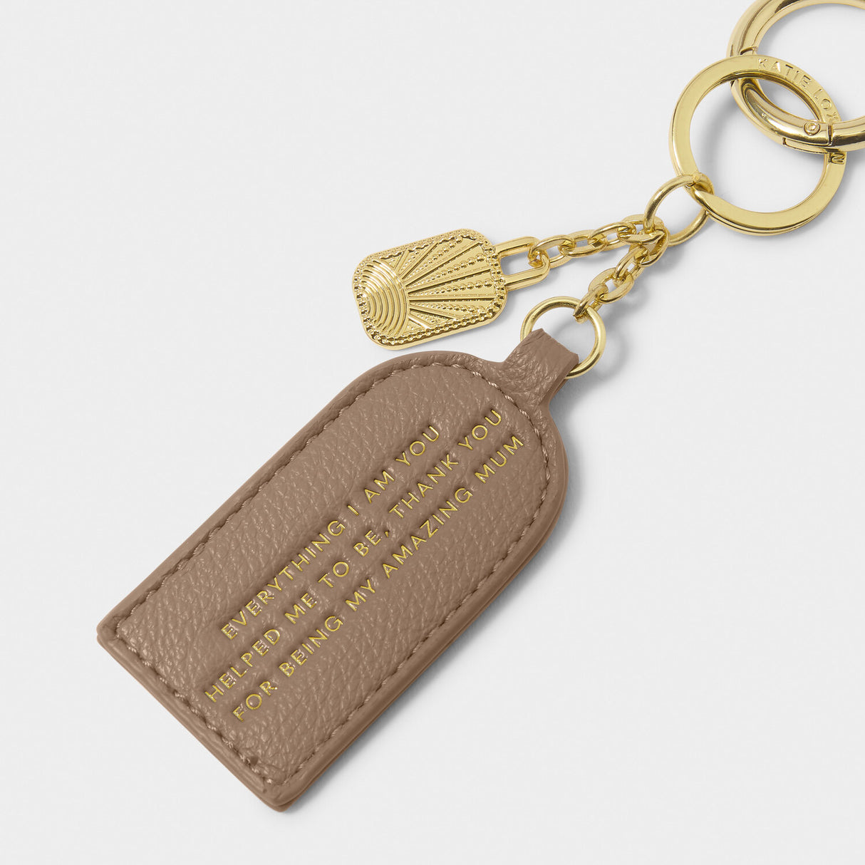Katie Loxton 'Everything I Am, You Helped Me To Be. Thanks For Being My Amazing Mum' Keepsake Keyring