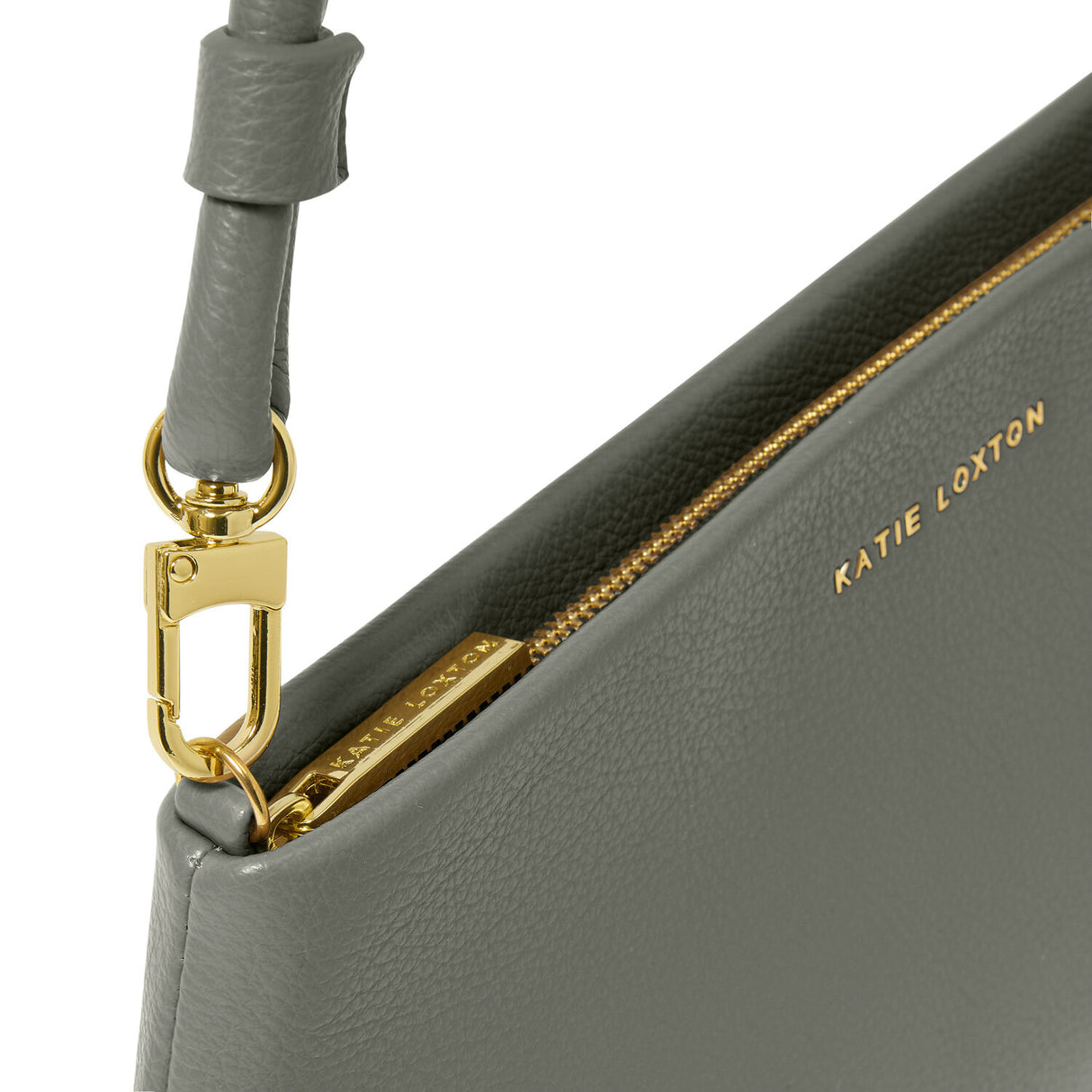 Katie Loxton 29cm Graphite Green Asha Wristlet