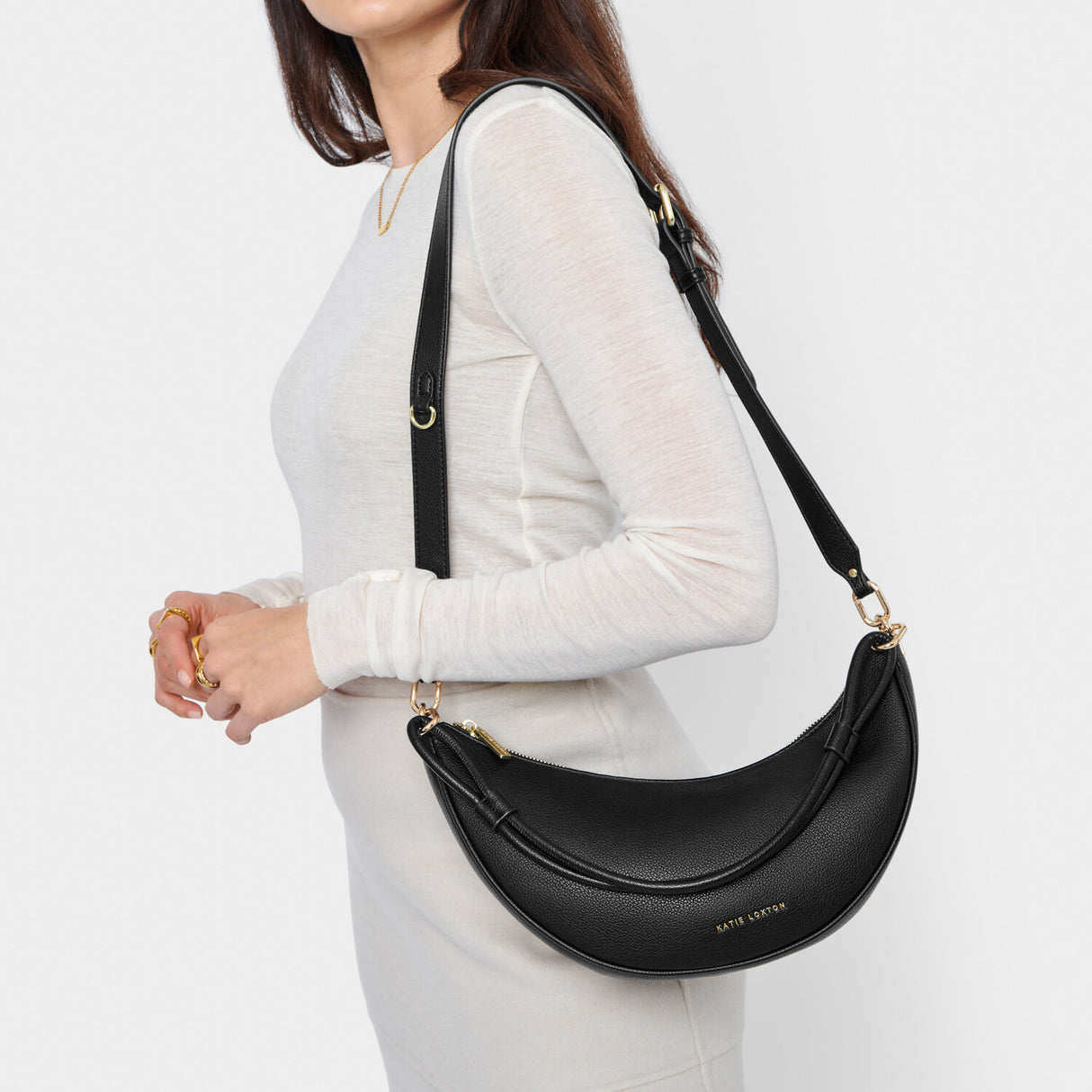 Katie Loxton 31.5cm Black Asha Sling Bag
