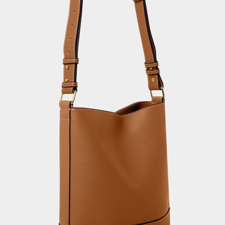 Katie Loxton Cognac Lana Bucket Bag