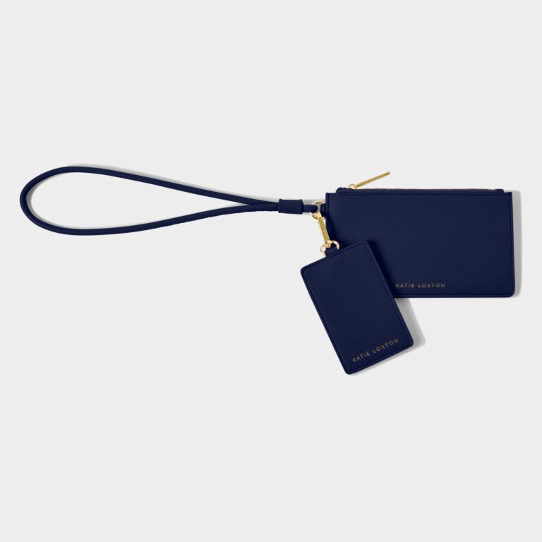 Katie Loxton Midnight Blue Wristlet Duo Accessories Bag