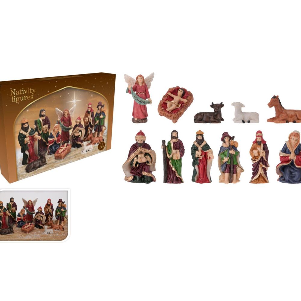 Koopman 10cm Set of 11 Nativity Figures