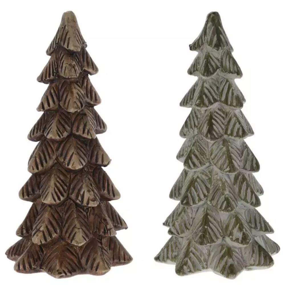 Koopman 13cm Dark Christmas Tree Ornament (Choice of 2)