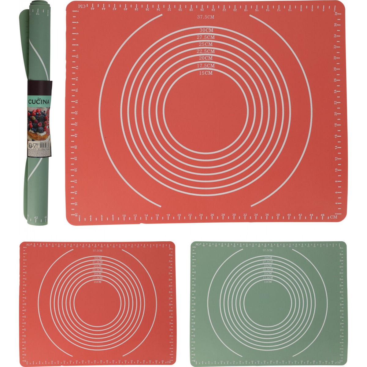 Koopman 40cm Silicone Baking Mat (Choice of 2)