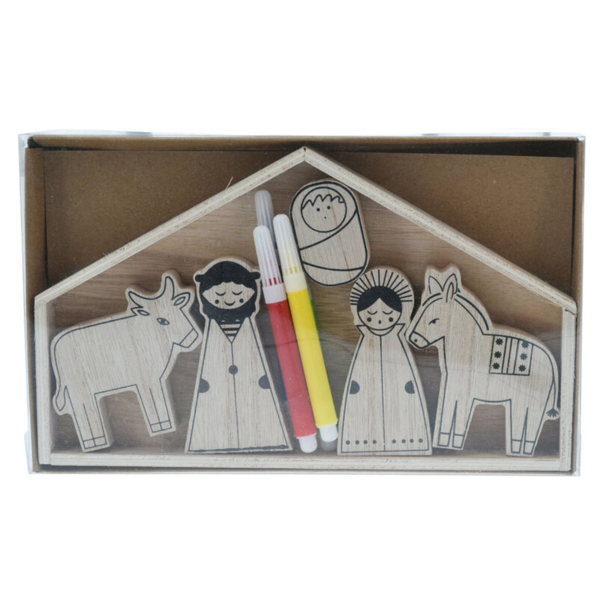 Koopman Nativity Scene set colour Set (9 parts)