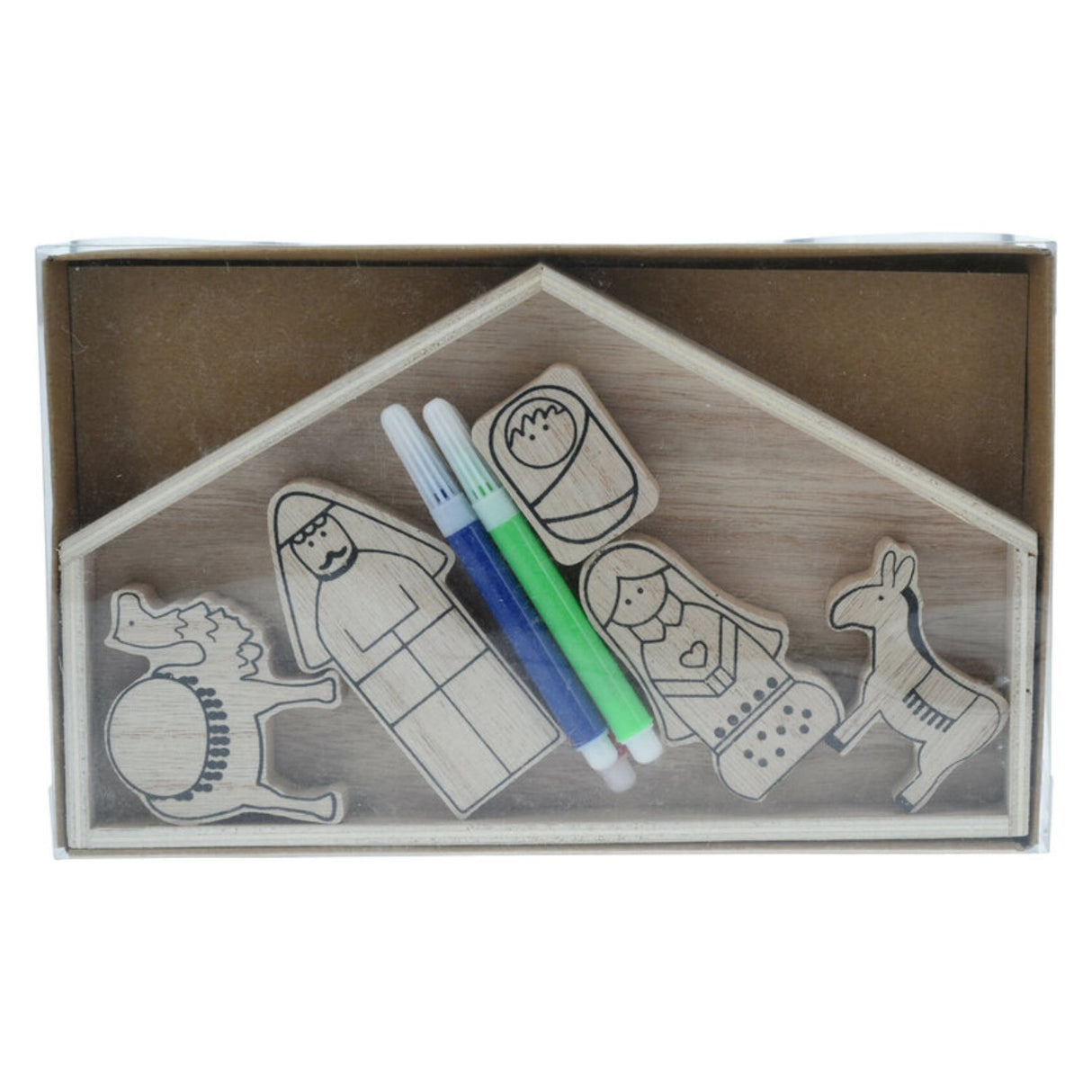 Koopman Nativity Scene set colour Set (9 parts)