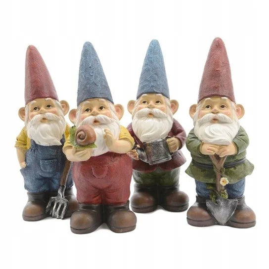Kaemingk 29cm Polyresin Garden Gnome (Choice of 4)