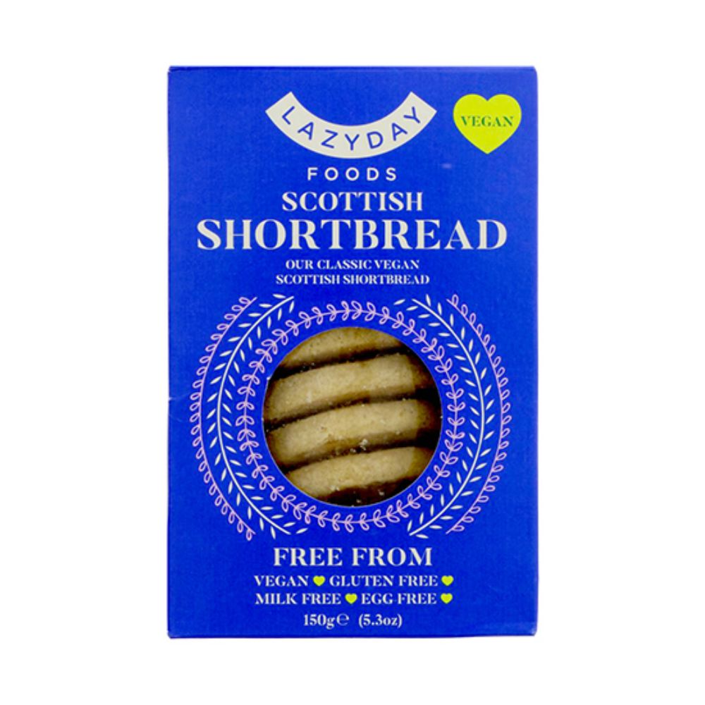 Lazy Days 150g Gluten Free Shortbread Biscuits