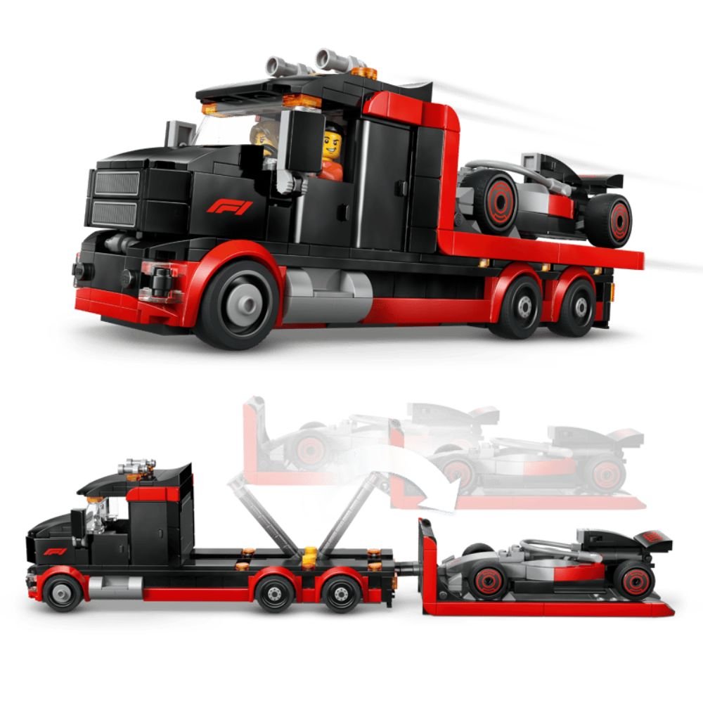 LEGO City F1® Display Truck with Audi F1® Race Car - Old Railway Line Garden Centre