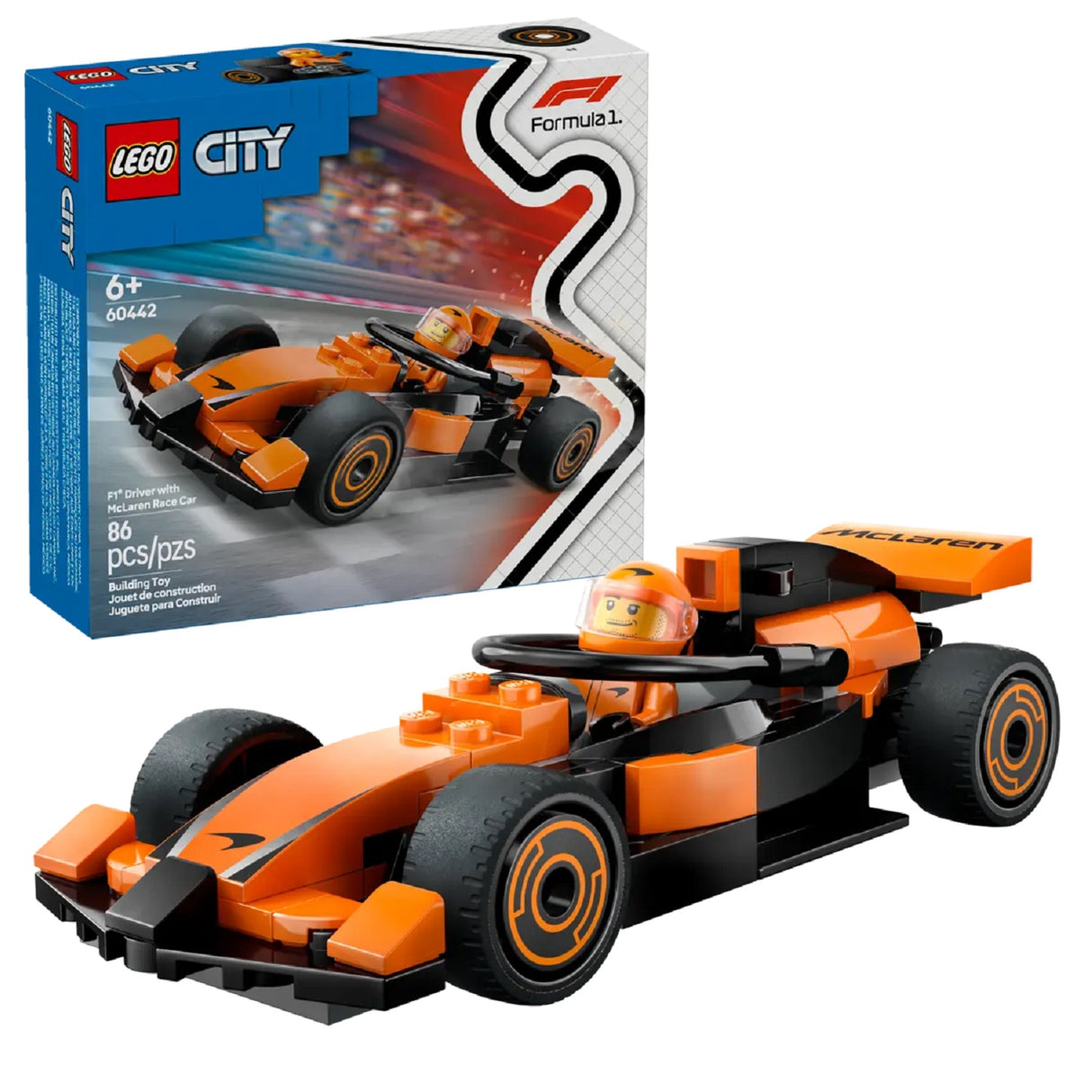 Lego City F1® Driver with McLaren Race Car