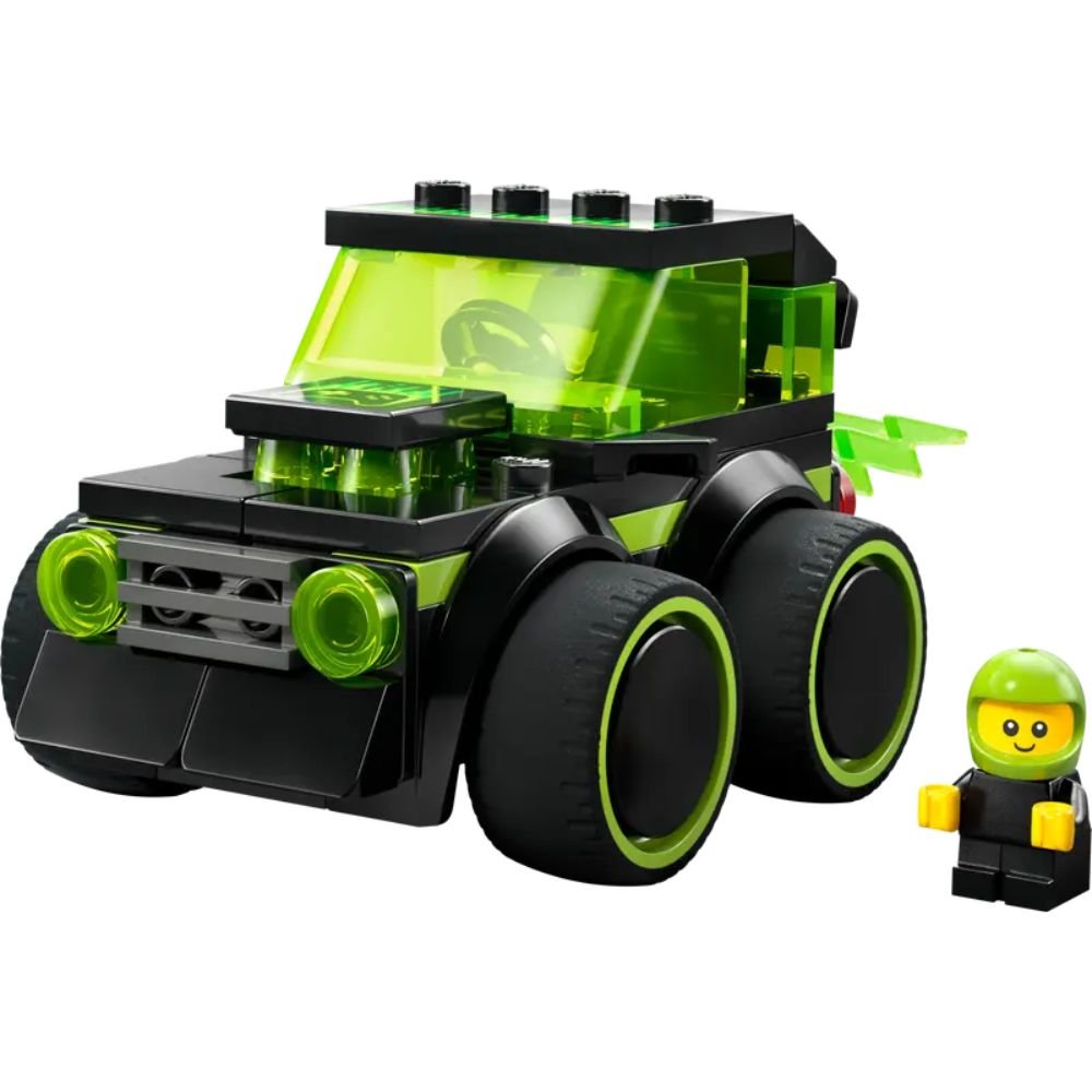 LEGO City Rides - Gaming Race Car - Old Railway Line Garden Centre