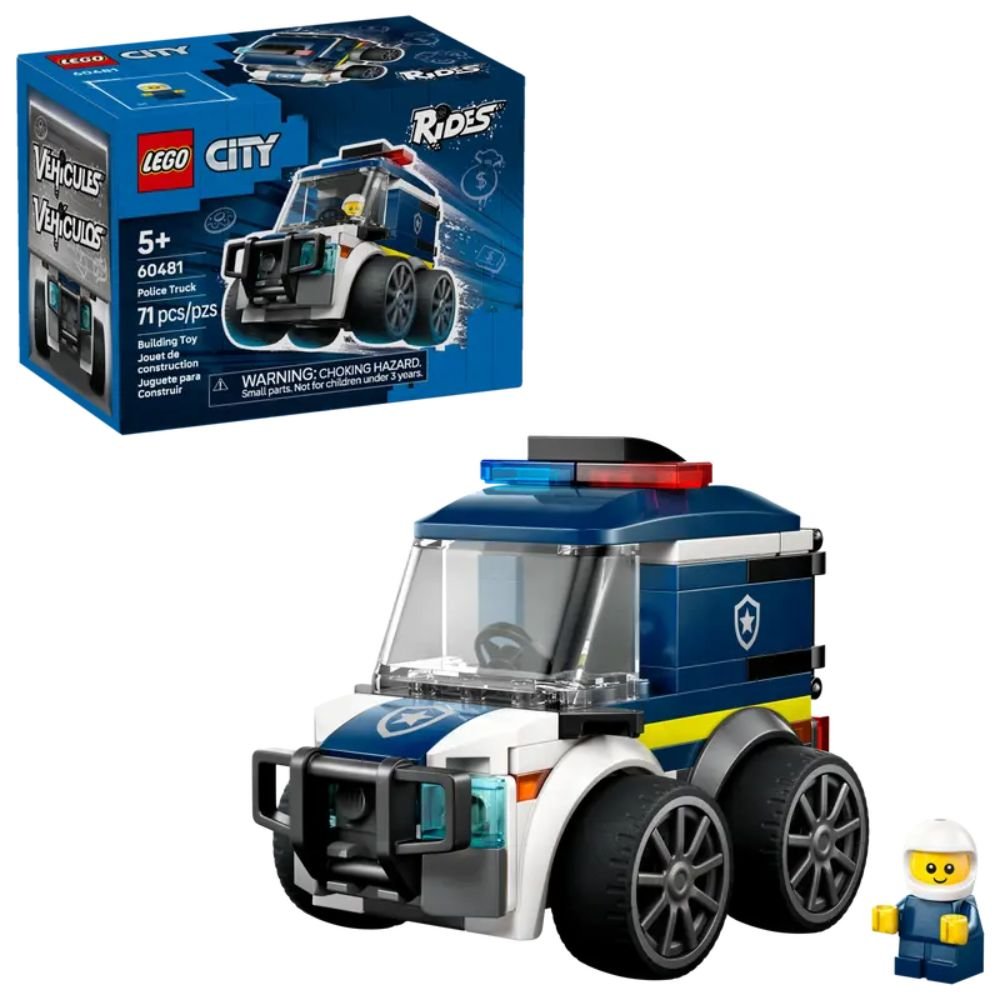 LEGO City Rides - Police Truck - Old Railway Line Garden Centre