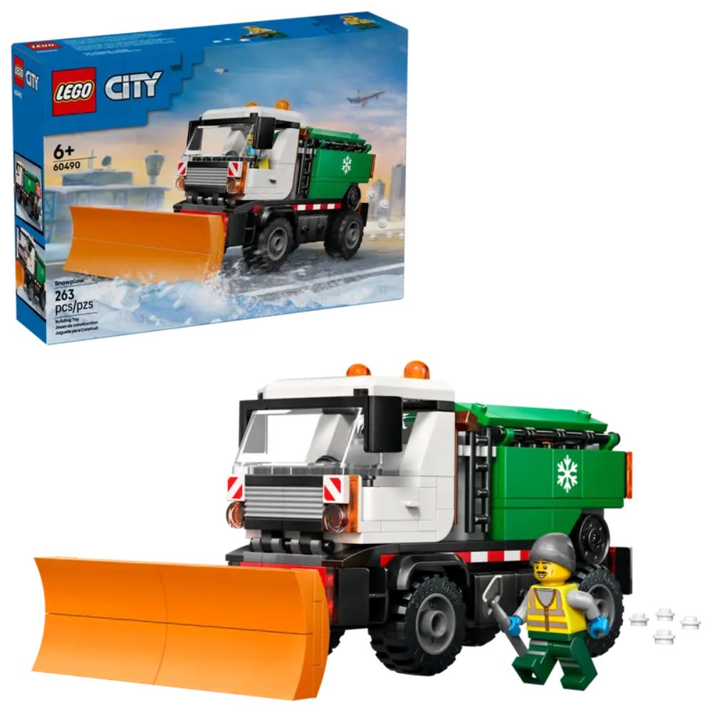 LEGO City Snowplow - Old Railway Line Garden Centre