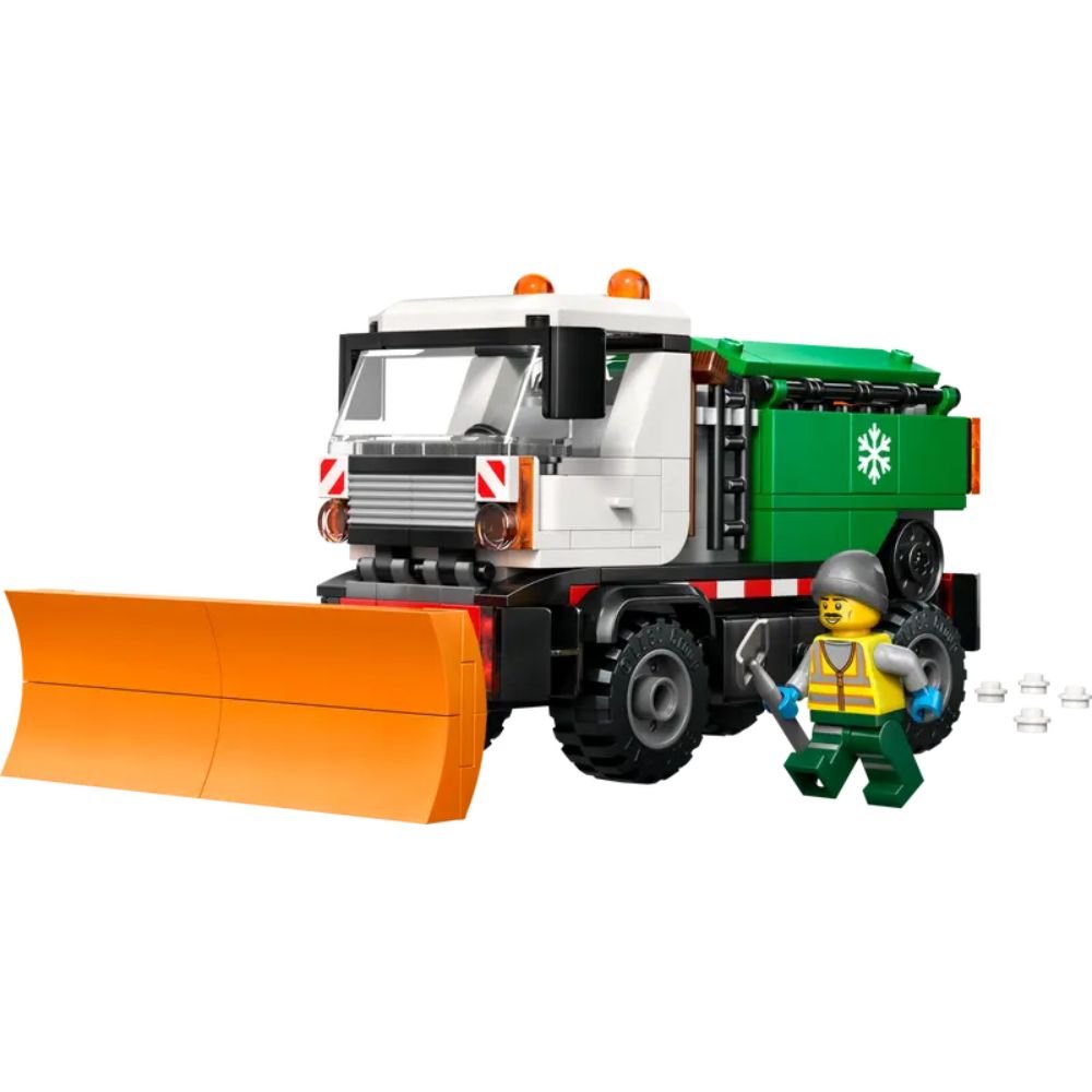 LEGO City Snowplow - Old Railway Line Garden Centre