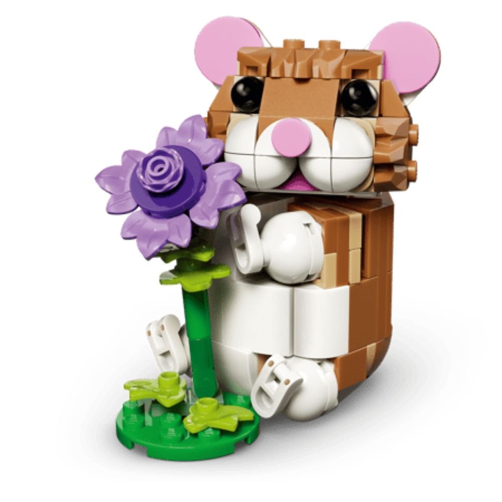 LEGO Creator 3-in-1 Cute Hamster - Old Railway Line Garden Centre