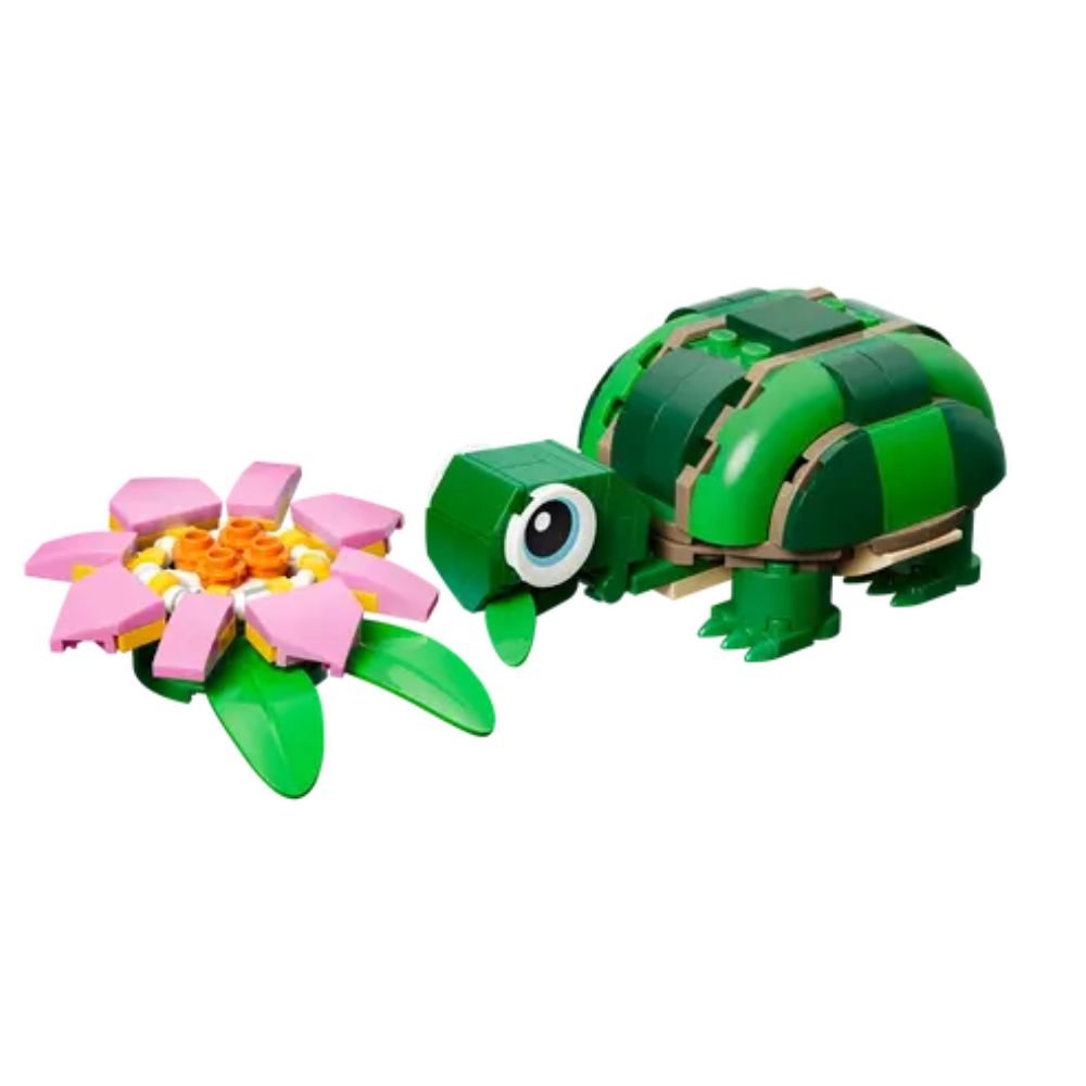 LEGO Creator 3-in-1 Turtle with a Water Lily Flower - Old Railway Line Garden Centre