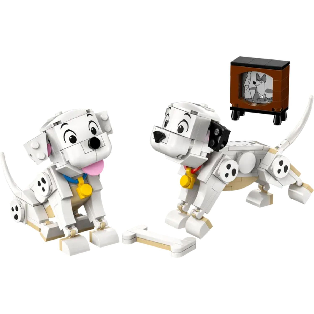 Lego Disney Lucky & Penny 101 Dalmatians Puppies - Old Railway Line Garden Centre