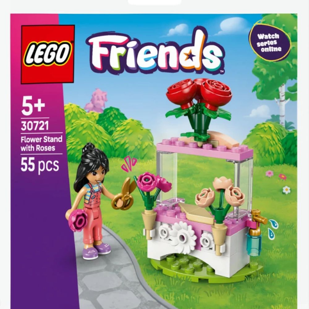 LEGO Friends Flower Stand with Roses Polybag - Old Railway Line Garden Centre