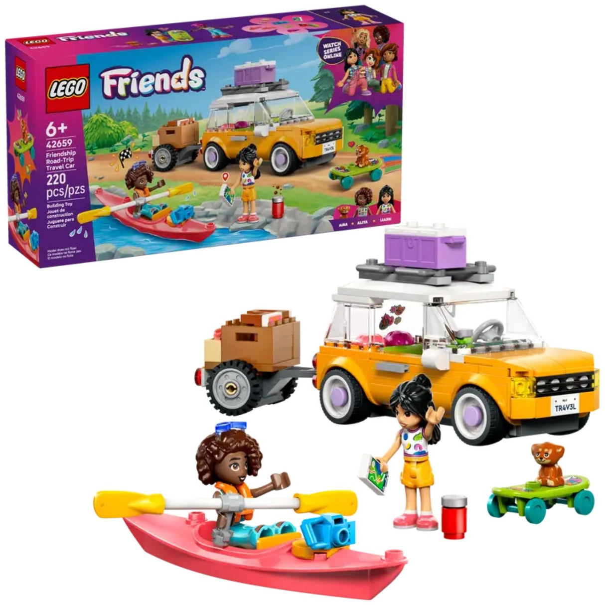 Lego Friends Friendship Road - Trip Travel Car - Old Railway Line Garden Centre