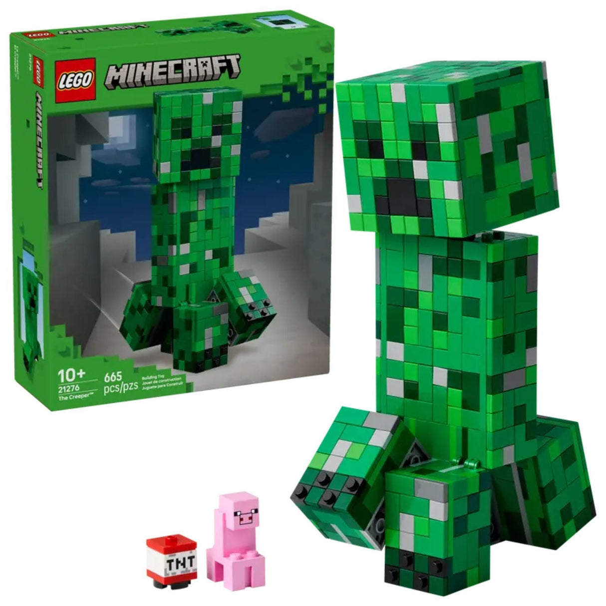 Lego Minecraft The Creeper - Old Railway Line Garden Centre
