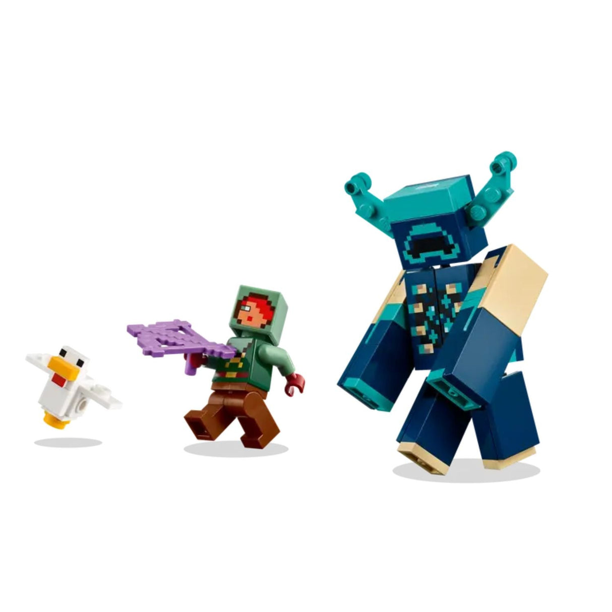 Lego Minecraft The Warden Encounter - Old Railway Line Garden Centre