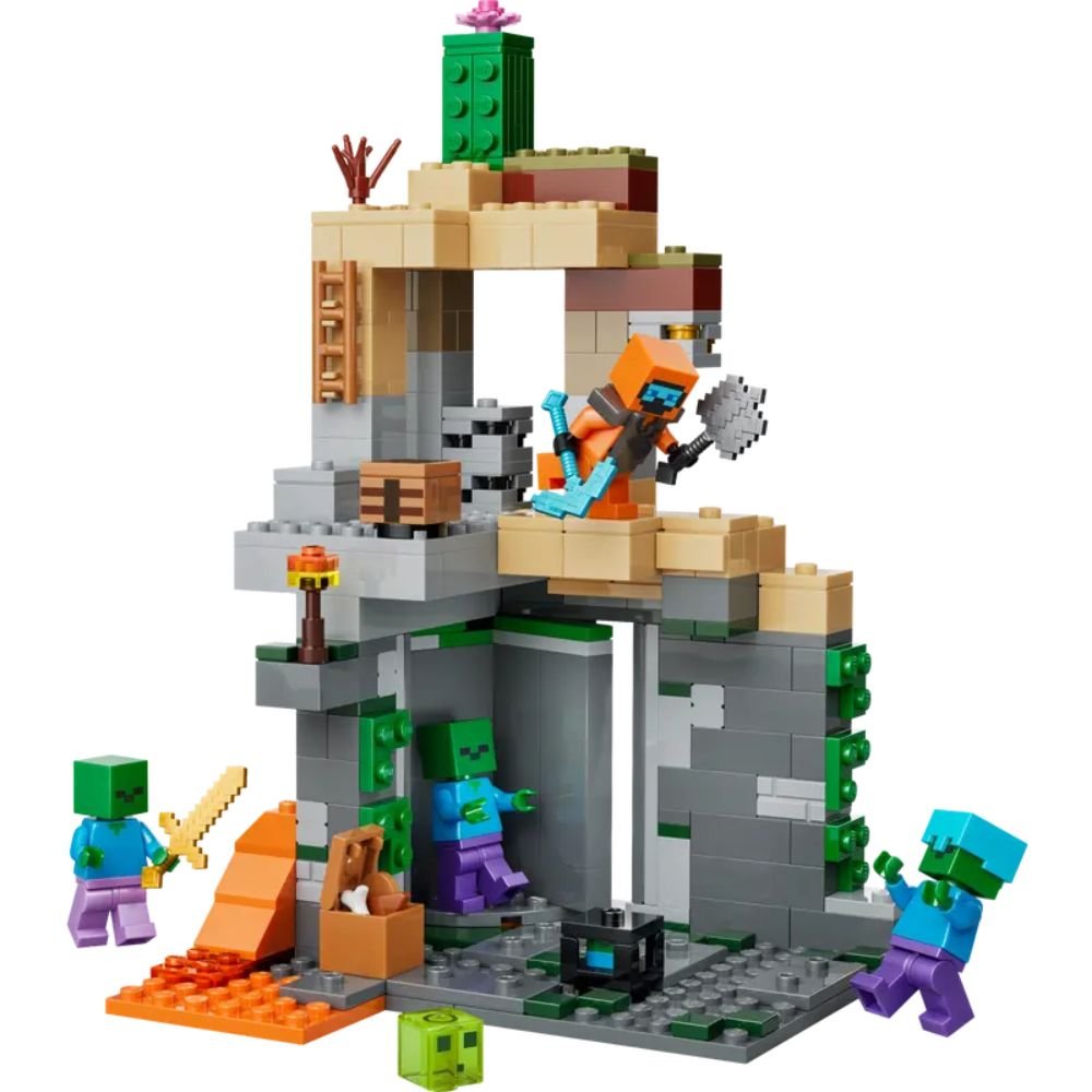 LEGO Minecraft Zombie Dungeon - Old Railway Line Garden Centre