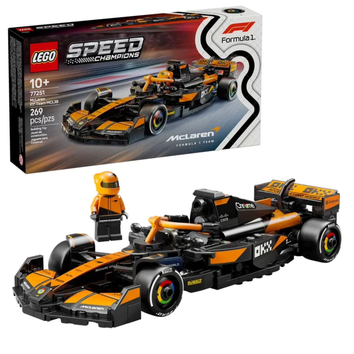 LEGO Speed Champions McLaren F1® Team MCL38 Race Car