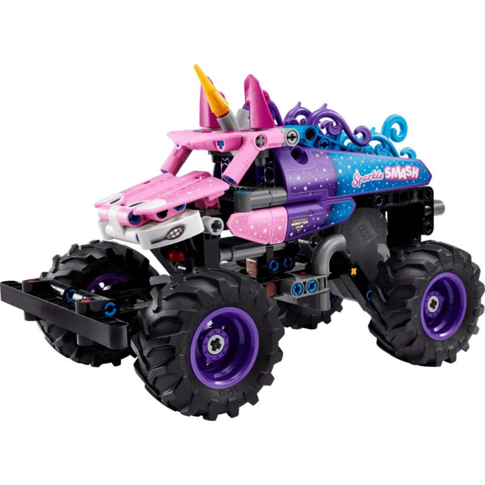 LEGO Technic Monster Jam Sparkle Smash Pull Back - Old Railway Line Garden Centre