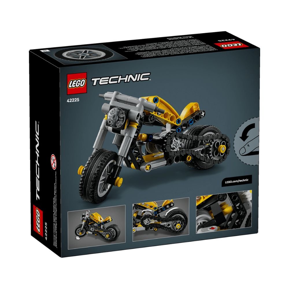 LEGO Technic Yellow Motorcycle - Old Railway Line Garden Centre