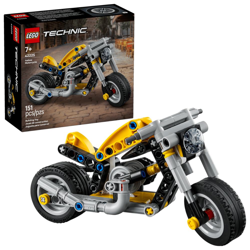 LEGO Technic Yellow Motorcycle