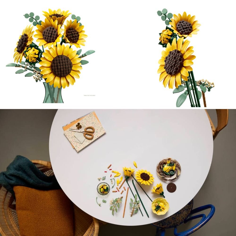 LEGO The Botanical Collection Sunflower Bouquet - Old Railway Line Garden Centre