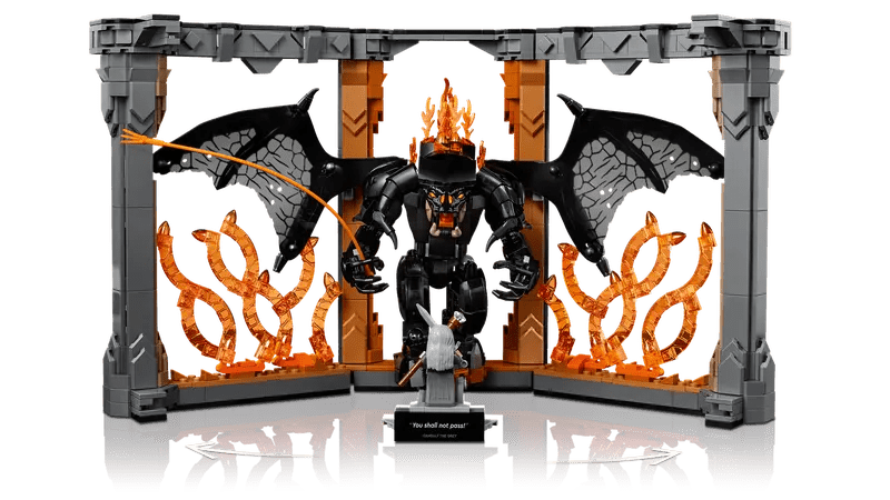 LEGO The Lord of the Rings: Balrog Book Nook - Old Railway Line Garden Centre